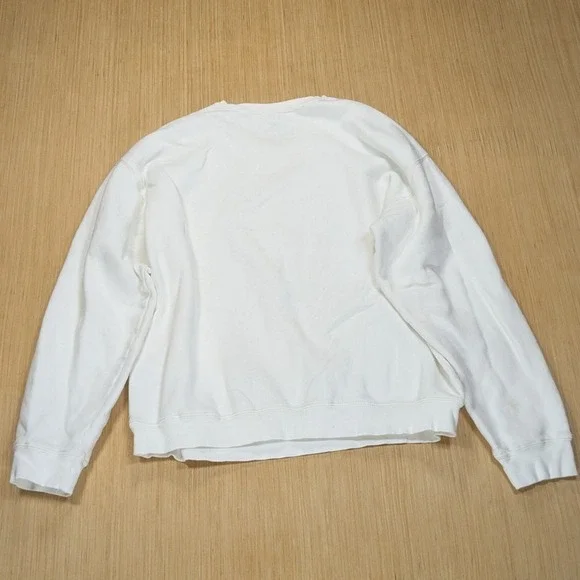 Olivia Rodrigo GUTS Album White Crewneck Sweatshirt Women's XL‎ Pop Music Merch - Picture 5 of 7